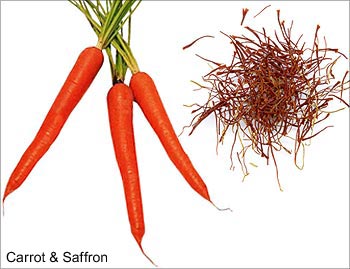 Carrot and saffron