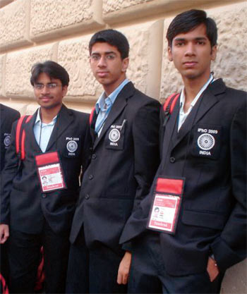 The winners: Shubham Tulsiani (second from right) along with other winners at the venue