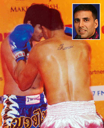What tattoo does Akshay have? | Bollywood News, Bollywood Movies, Bollywood  Chat