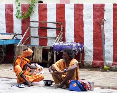 Sadhus at Palani