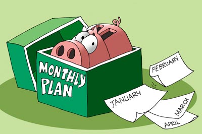 Chart out a monthly plan