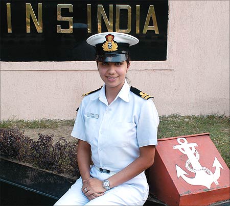 Lieutenant Rashmi says there was always an adevture streak in her and Navy was an obvious choice