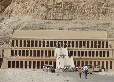 The tree-storeyed Deir el Bahri