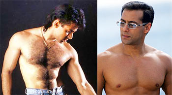 You may be surprised, but yes, there was a time Sallu had a hairy chest too!