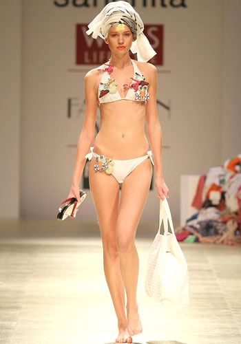 Designer Sanchita  Bikini Fashion show at WLIFW 2009