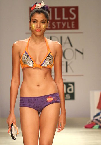 Designer Sanchita  Bikini Fashion show at WLIFW 2009