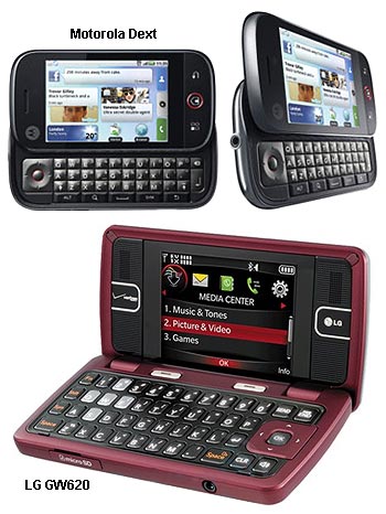 Motorola Dext and the LG GW620