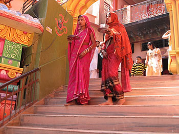 A scene at the Neekanth Mahadev temple in Rishikesh