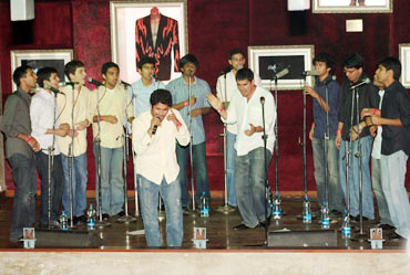 Penn Masala perform at the Hard Rock Cafe in Mumbai