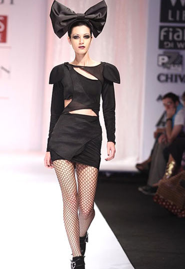 Fashion Week in Mumbai last year saw a lot of peek-a-boo outfits.