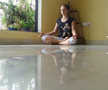 Bhramari pranayama (Humming bee breathing practice)