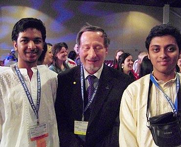 With Nobel Laureate Douglas Osheroff