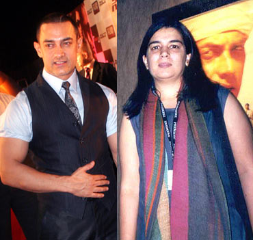 Reena Dutta and Aamir Khan