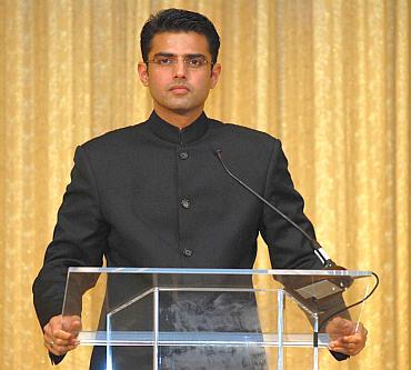 Sachin Pilot at the Wharton India Economic Forum.