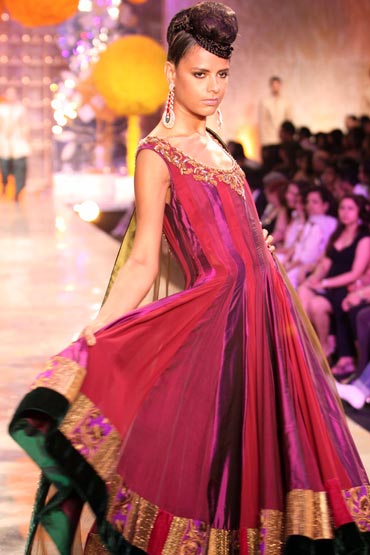 A Manish Malhotra creation at HDIL India Couture Week