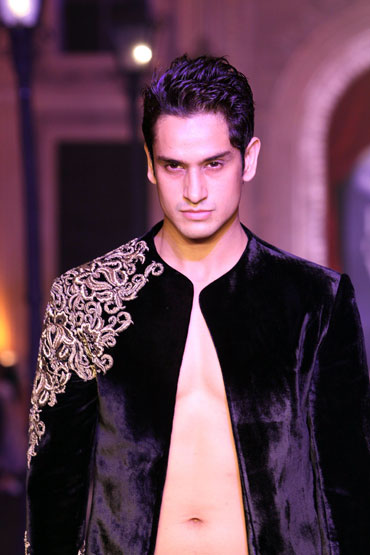 A Karan Johar-Varun Bahl creation at HDIL India Couture Week