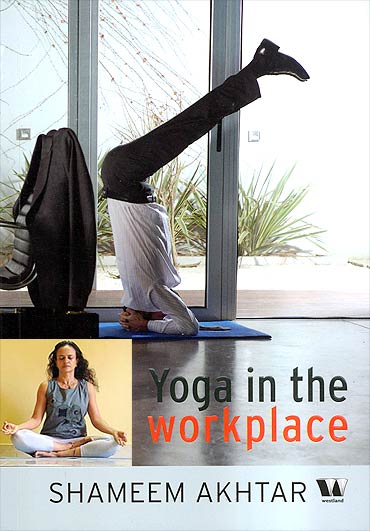 Cover: Yoga in the Workplace; Inste: Shameem Akhtar