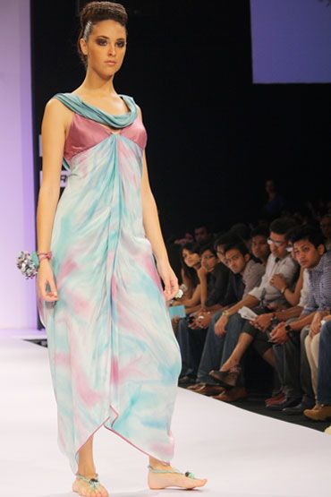 This Rimi Nayak pastel dress is perfect for the hot season