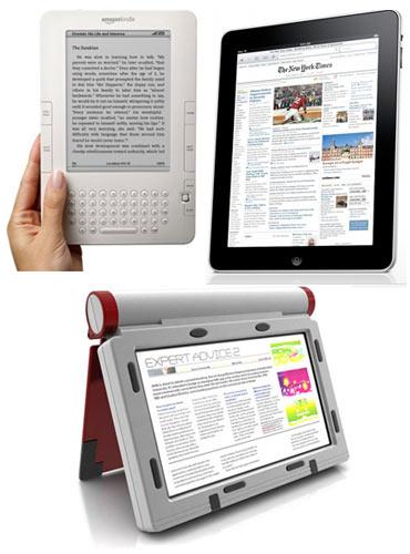 A collage of e-books