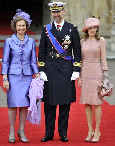 queen sofia and crown prince philippe of spain. Spain#39;s Queen Sofia, Crown