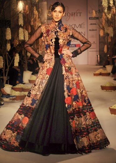 Alesia Raut for Rohit Bal