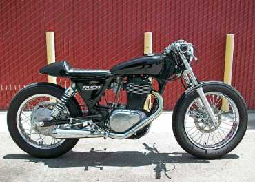 Suzuki S40 customized in the cafe style