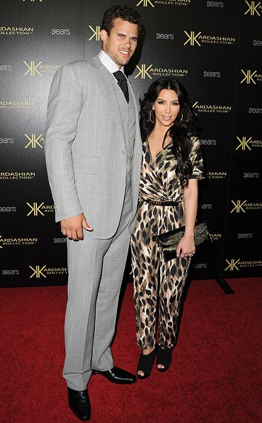 Kris Humphries and Kim Kardashian