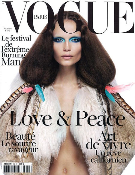 Winter look: Cover of Vogue Paris, November 2010