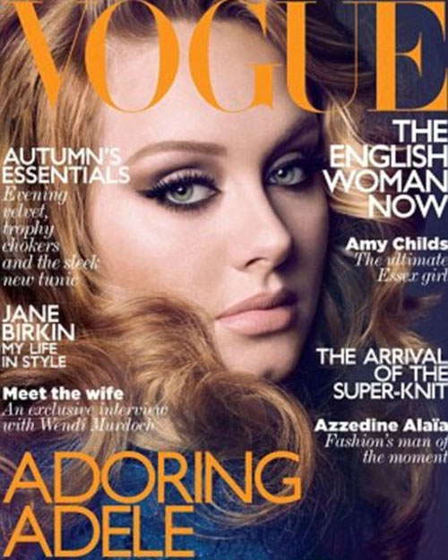 Adele may grace Vogue's March issue