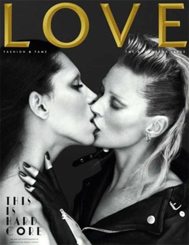 Lea T and Kate Moss