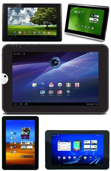 Top 5 Android Honeycomb Tablets