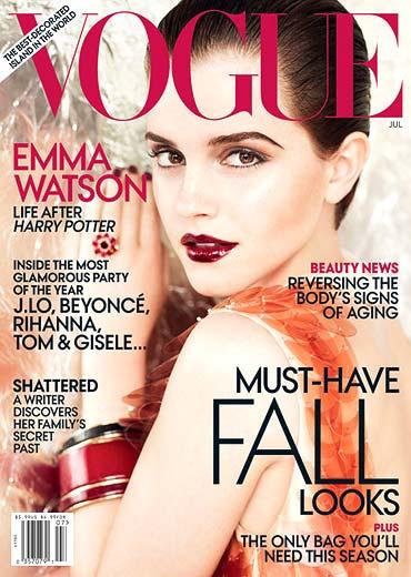 Emma Watson clinches first US Vogue cover at 21