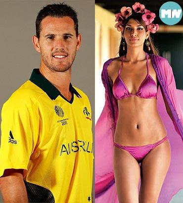 Shaun Tait and (right) Mashoom Singha