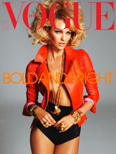 The cover of Vogue Italia, February 2011