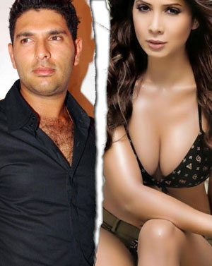 Image result for kim sharma with yuvaraj singh sexy