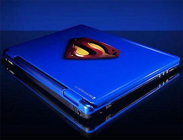 Alienware and Superman computers