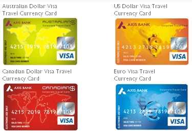 Axis Bank: Travel Currency Card