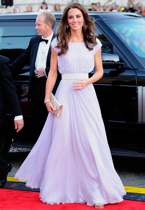 Catherine, Duchess of Cambridge arrives at the BAFTA Brits To Watch event held at the Belasco Theatre on July 9, 2011 in Los Angeles, California