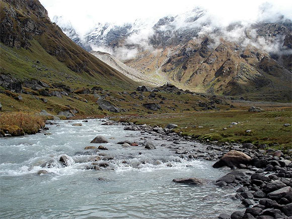 Near Borasu Pass on the border of Himachal Pradesh and Uttarakhand