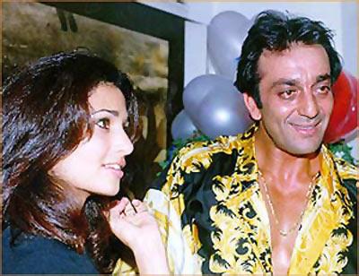 Rhea Pillai and Sanjay Dutt