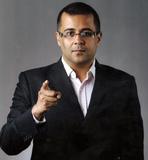 Among other things, Chetan Bhagat sees himself as an opinion leader
