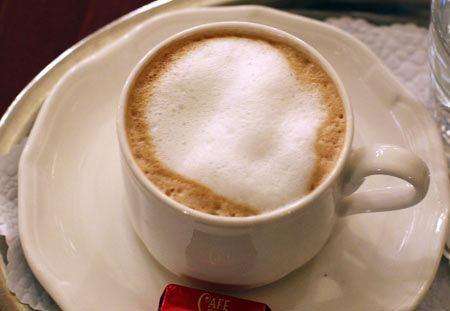 Coffee is seen at the Viennese coffee house (Wiener Kaffeehaus) Central in Vienna November 10, 2011. UNESCO appointed the Viennese coffee house culture as an immaterial world heritage on Thursday.