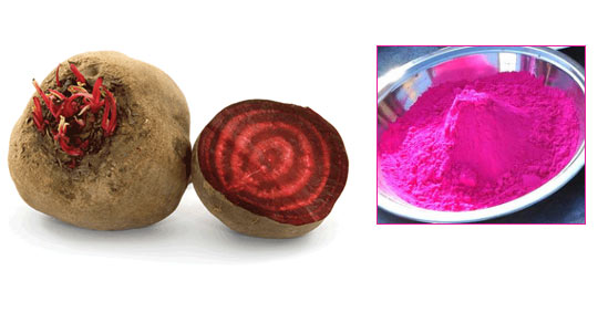 Use beetroot to get that wonderful magenta (inset)