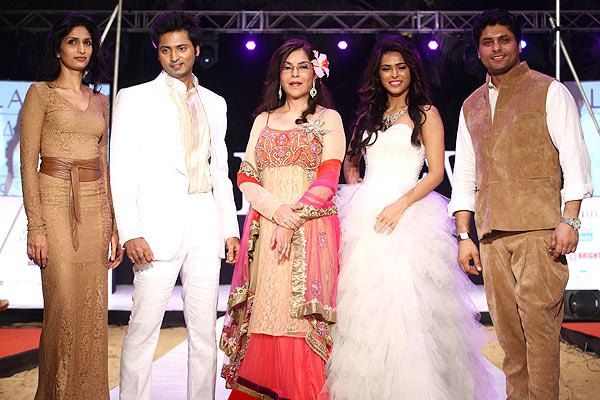 Reshma and Riyaz Gangji along with their showstoppers
