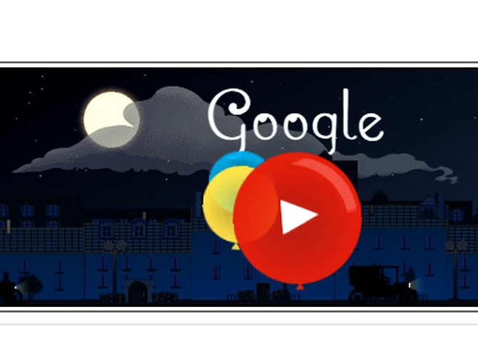 Google doodles for Achille-Claude Debussy