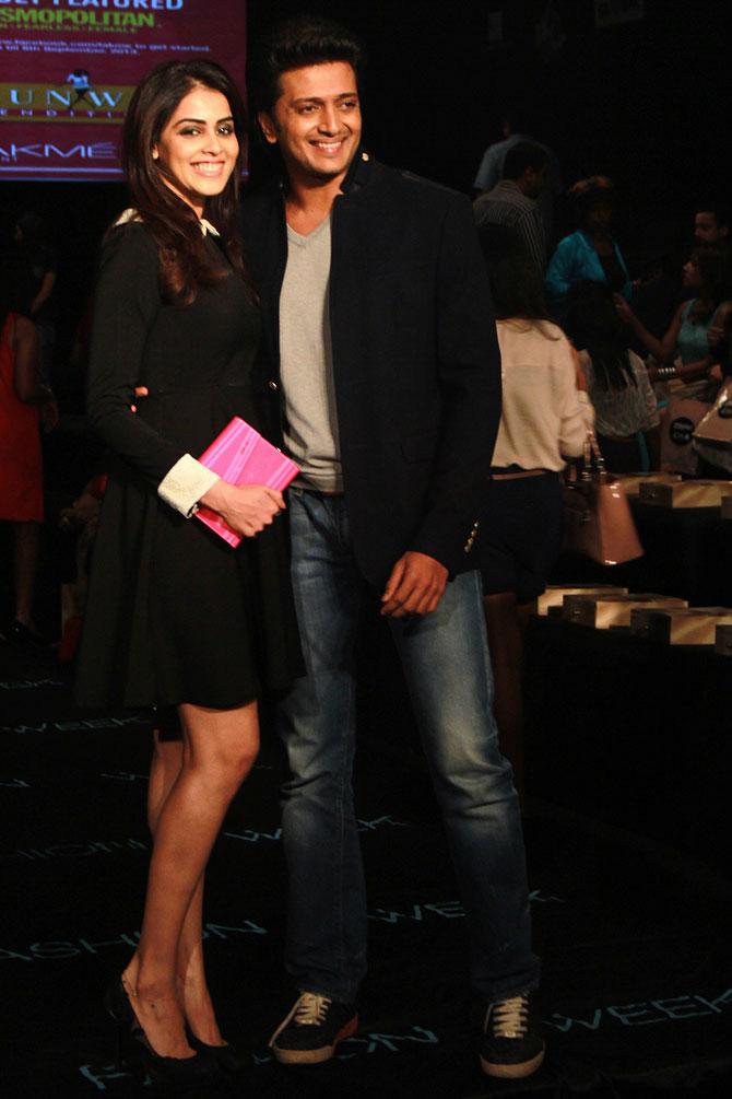 Genelia D'Souza and Riteish Deshmukh