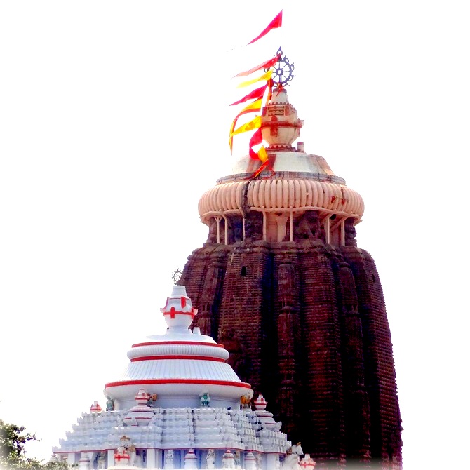 The temple top of Jagannath Temple, Puri