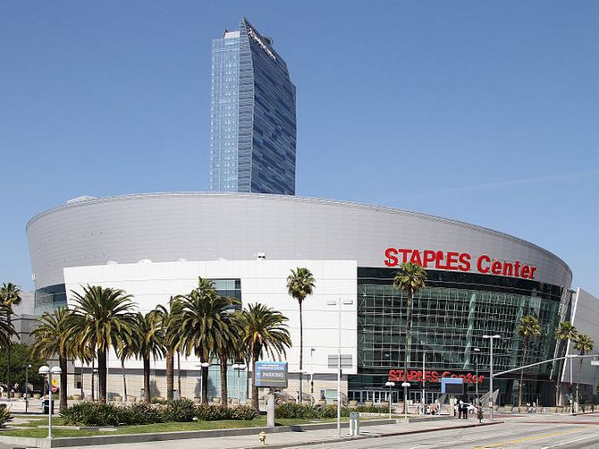 The Staples Center, Los Angeles