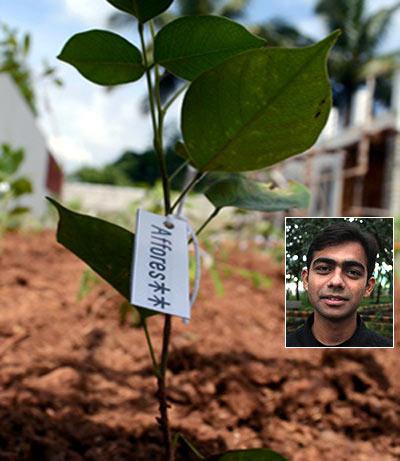 Shubhendu Sharma (inset) is the founder of Afforestt