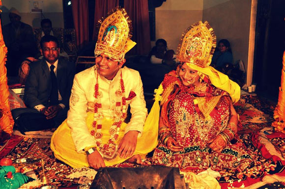 Himanshu Lohani with his wife Nalini